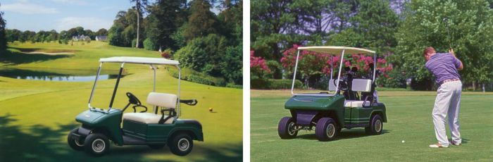 Bilder des Golf-Caddys melex 627